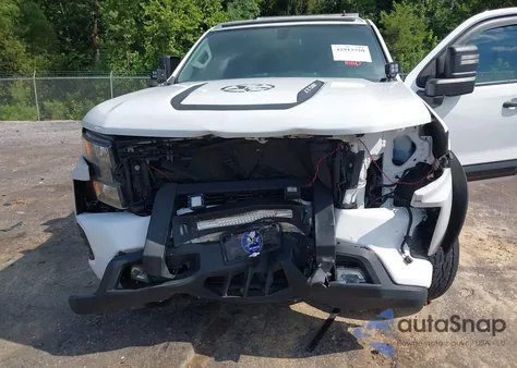 2021 Chevrolet Silverado 1500 4Wd Short Bed Custom из США, поврежденный, VIN 1GCPYBEK2MZ248068